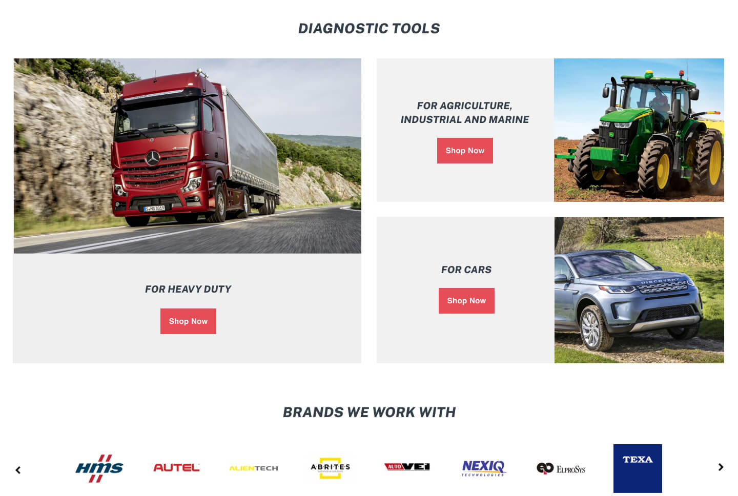 OBD2EU homepage below-the-fold section 1