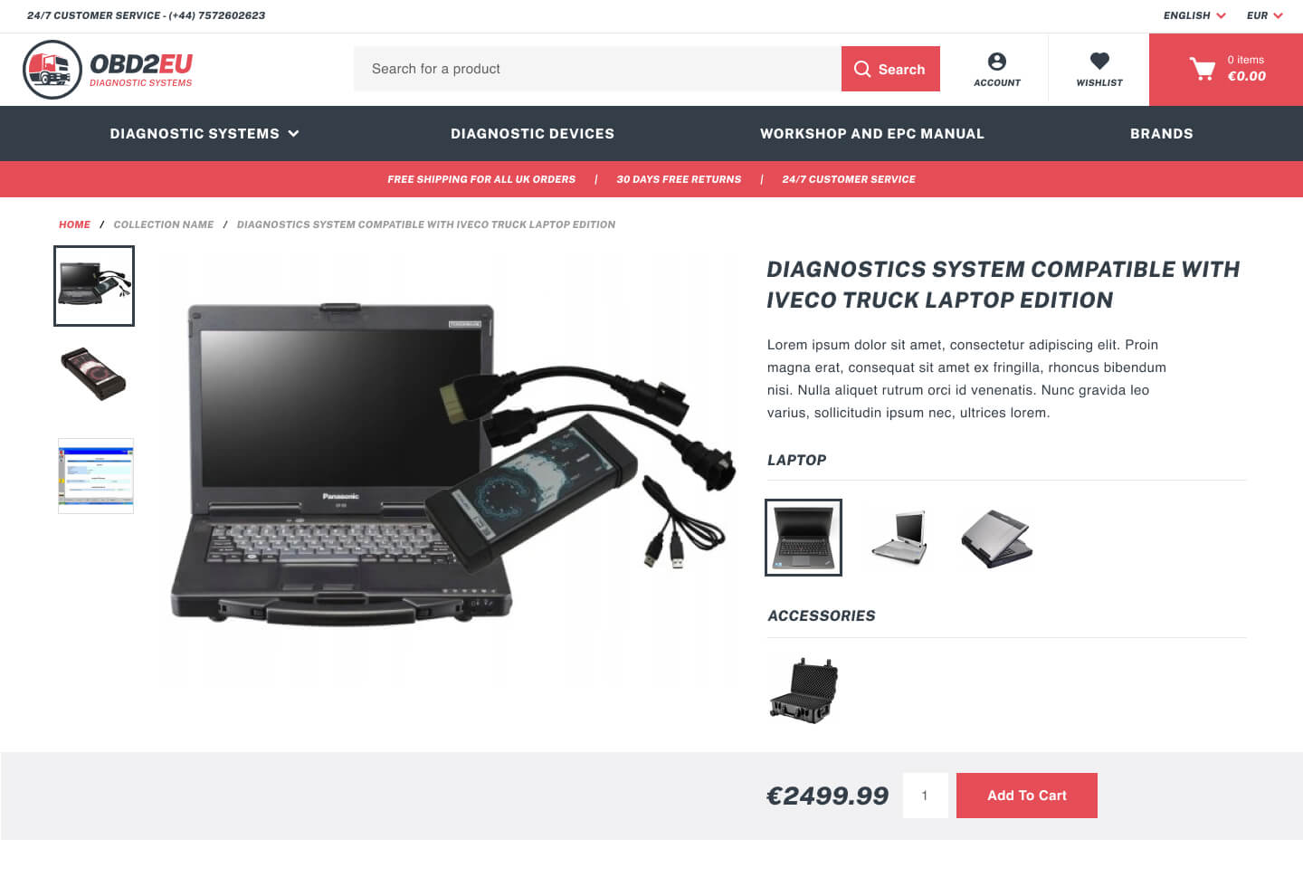 OBD2EU product page redesign zoomed detail