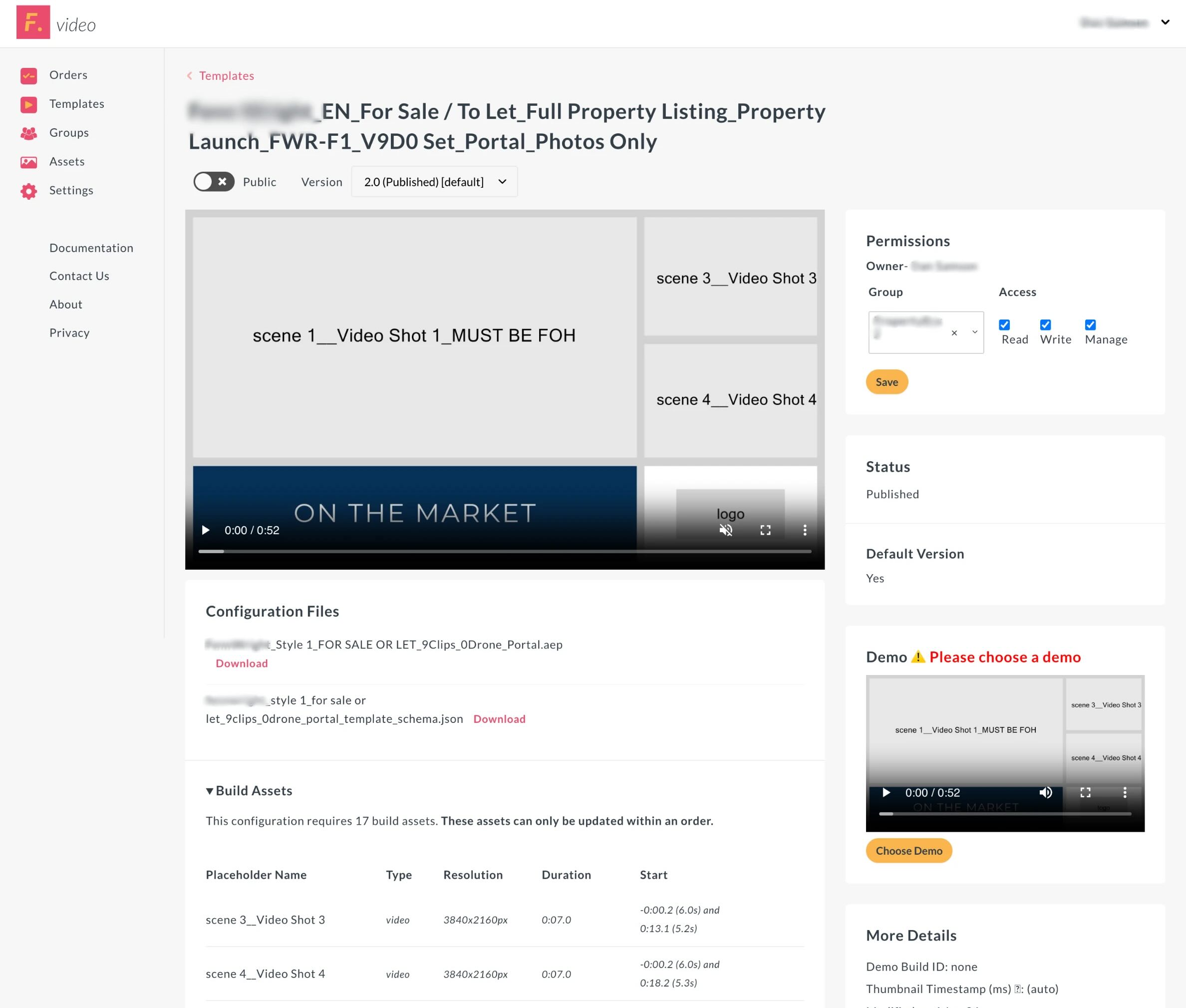 Vixel template library detail